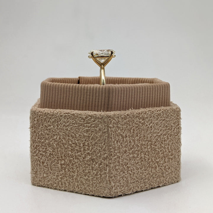 1.5ct Oval G- VS2 Lag Grown Diamond Solitaire Engagement Ring