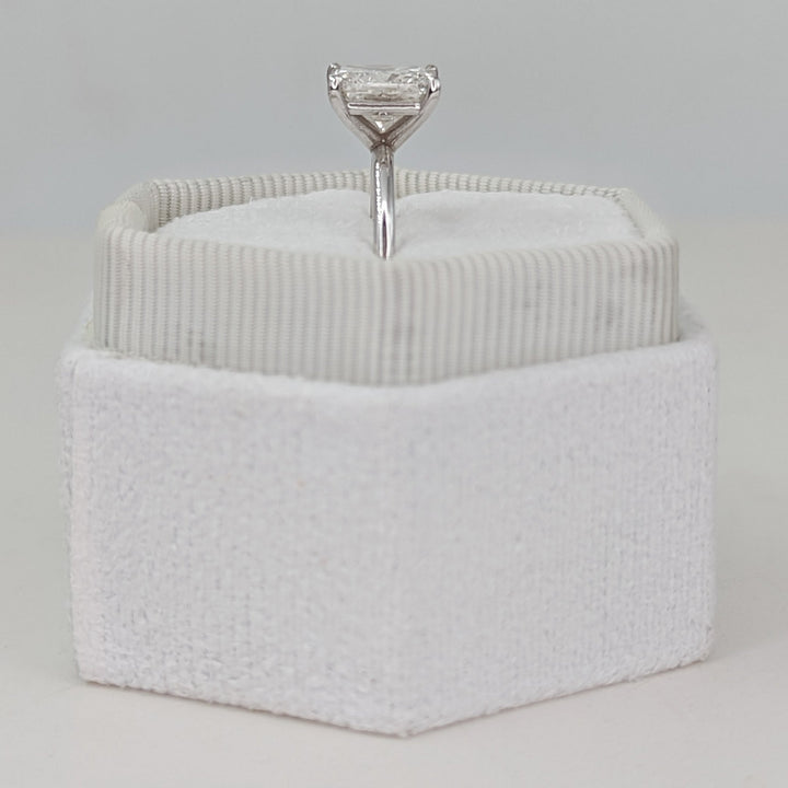 1.81ct Cushion G- VS2 Lag Grown Diamond Solitaire Engagement Ring