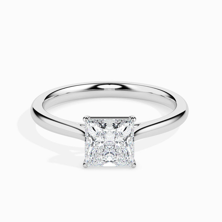 1ct Princess F- VS Lab Grown Diamond Solitaire Engagement Ring