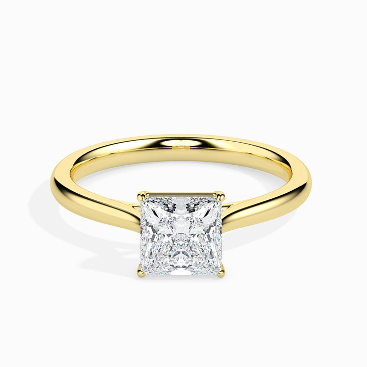 1ct Princess F- VS Lab Grown Diamond Solitaire Engagement Ring