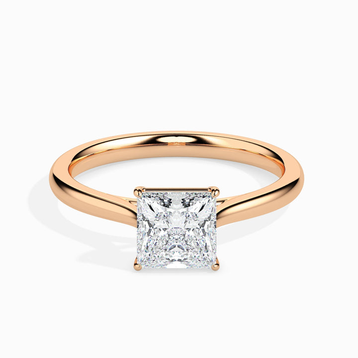 1ct Princess F- VS Lab Grown Diamond Solitaire Engagement Ring