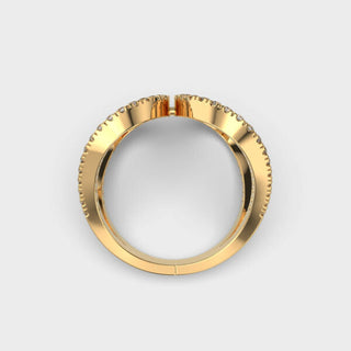 Unique Diamond Moissanite Ring for Women