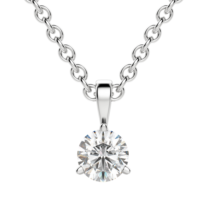 0.25CT- 1.50CT Round F-VS Lab Grown Diamond Solitaire Necklace