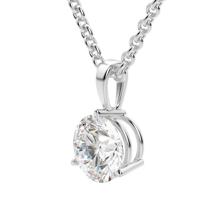 0.25CT- 1.50CT Round F-VS Lab Grown Diamond Solitaire Necklace