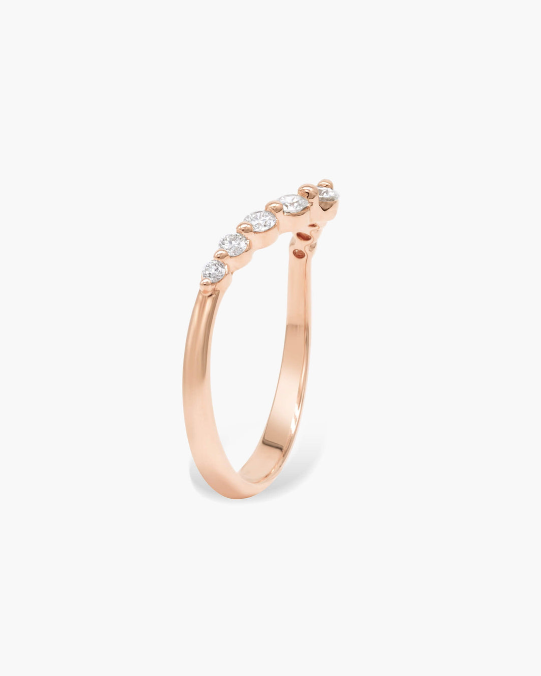 0.26ct Round EF- VVS Lab Grown Diamond Swirl Wedding Band