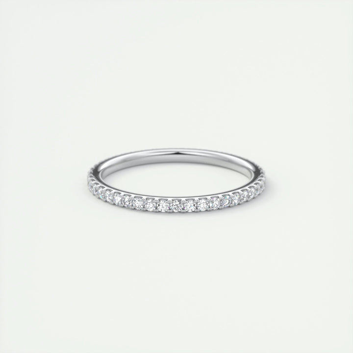 0.36CT Round EF- VVS Lab Grown Diamond Full Eternity Wedding Band
