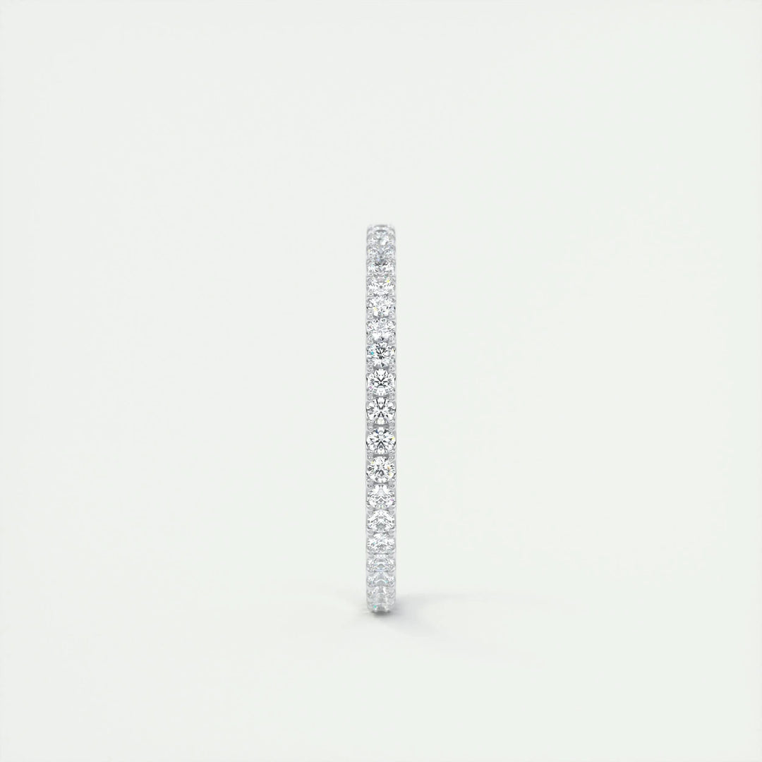 0.36CT Round EF- VVS Lab Grown Diamond Full Eternity Wedding Band