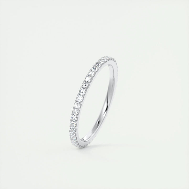 0.36CT Round EF- VVS Lab Grown Diamond Full Eternity Wedding Band