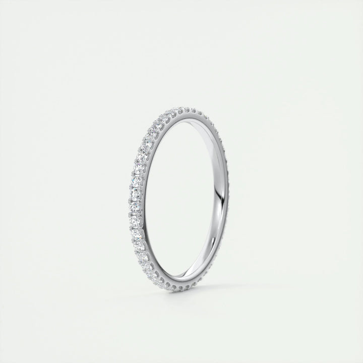 0.36CT Round EF- VVS Lab Grown Diamond Full Eternity Wedding Band