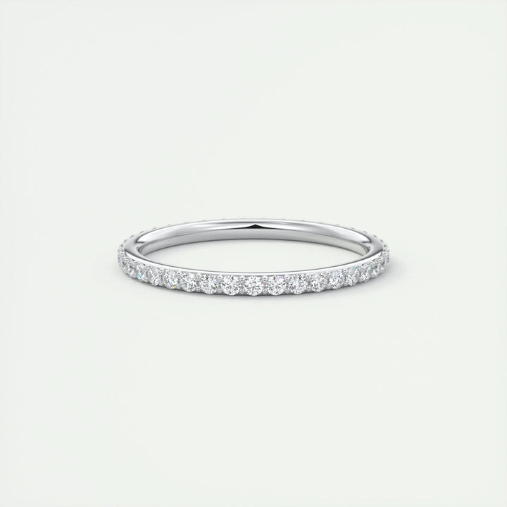 0.37CT Round EF- VVS Lab Grown Diamond Full Eternity Wedding Band