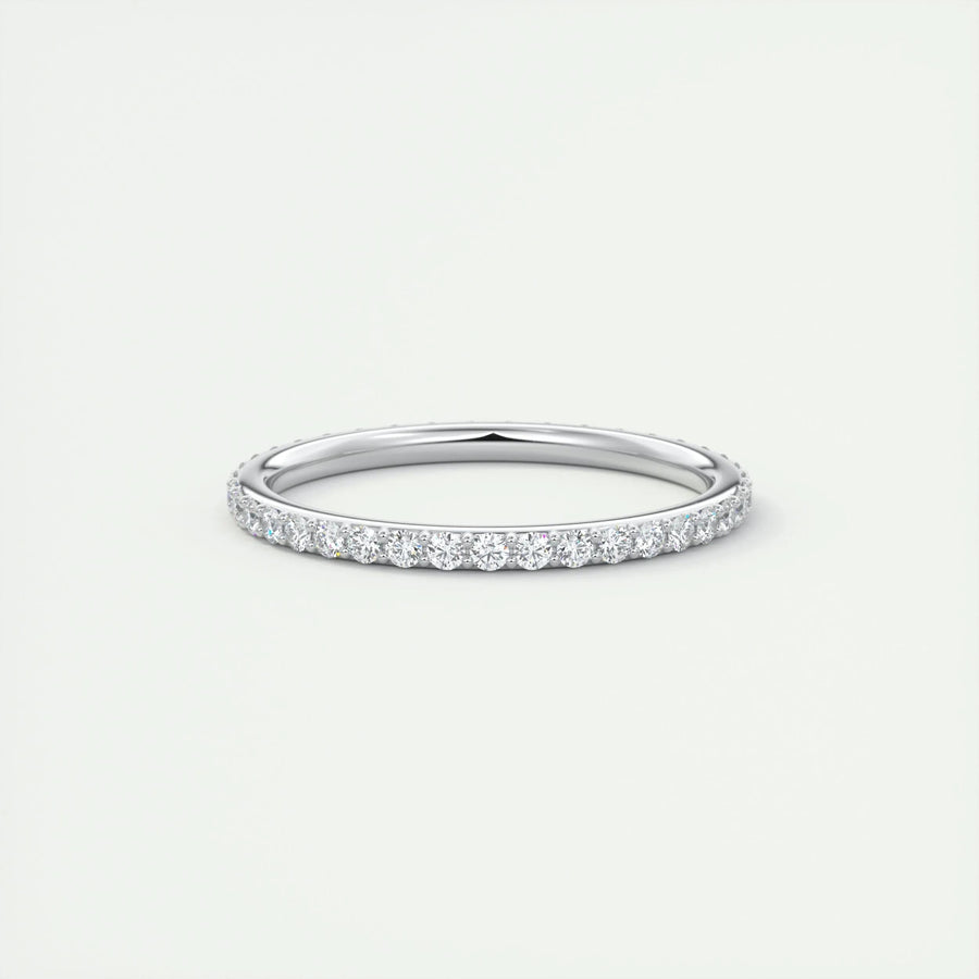 0.37CT Round EF- VVS Lab Grown Diamond Full Eternity Wedding Band
