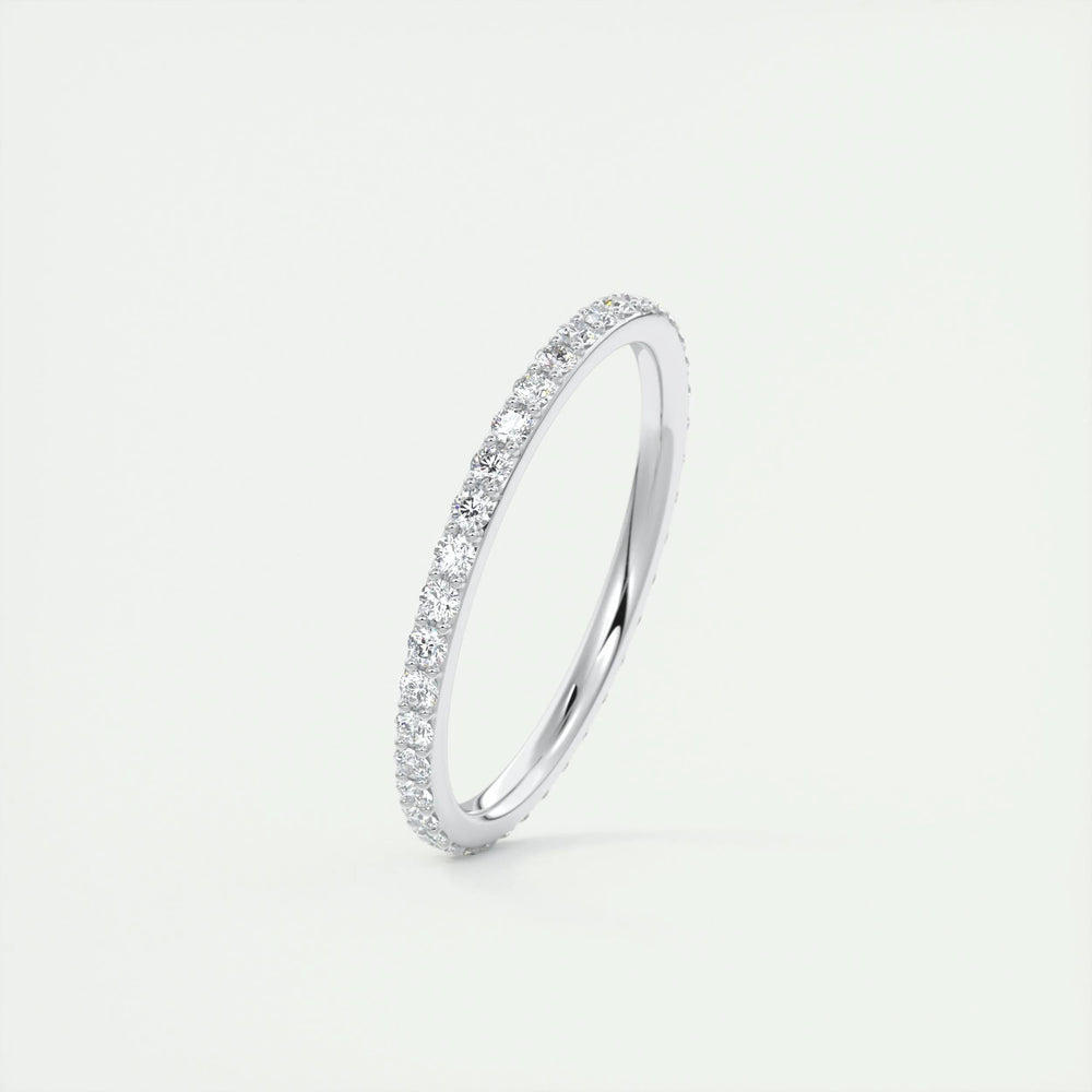 0.37CT Round EF- VVS Lab Grown Diamond Full Eternity Wedding Band