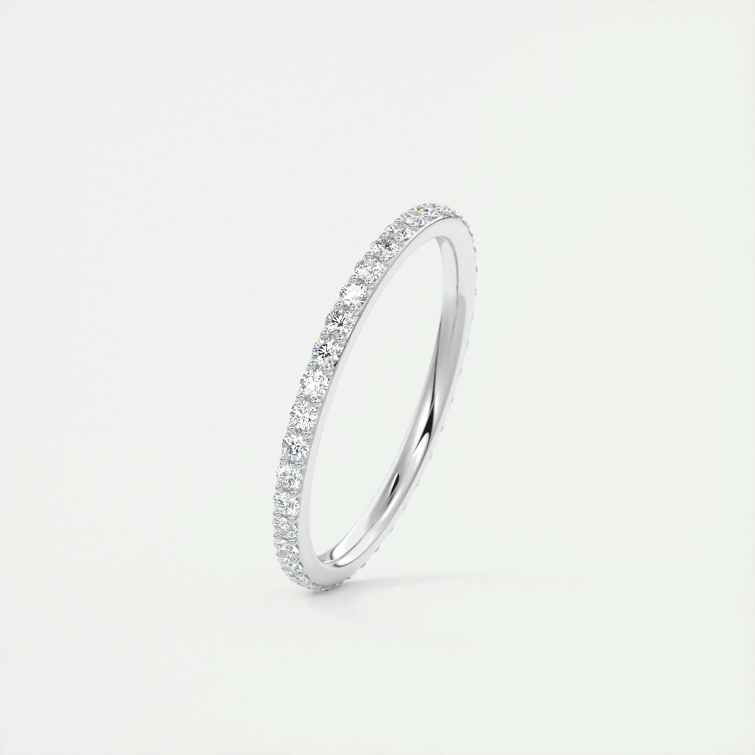 0.37CT Round EF- VVS Lab Grown Diamond Full Eternity Wedding Band