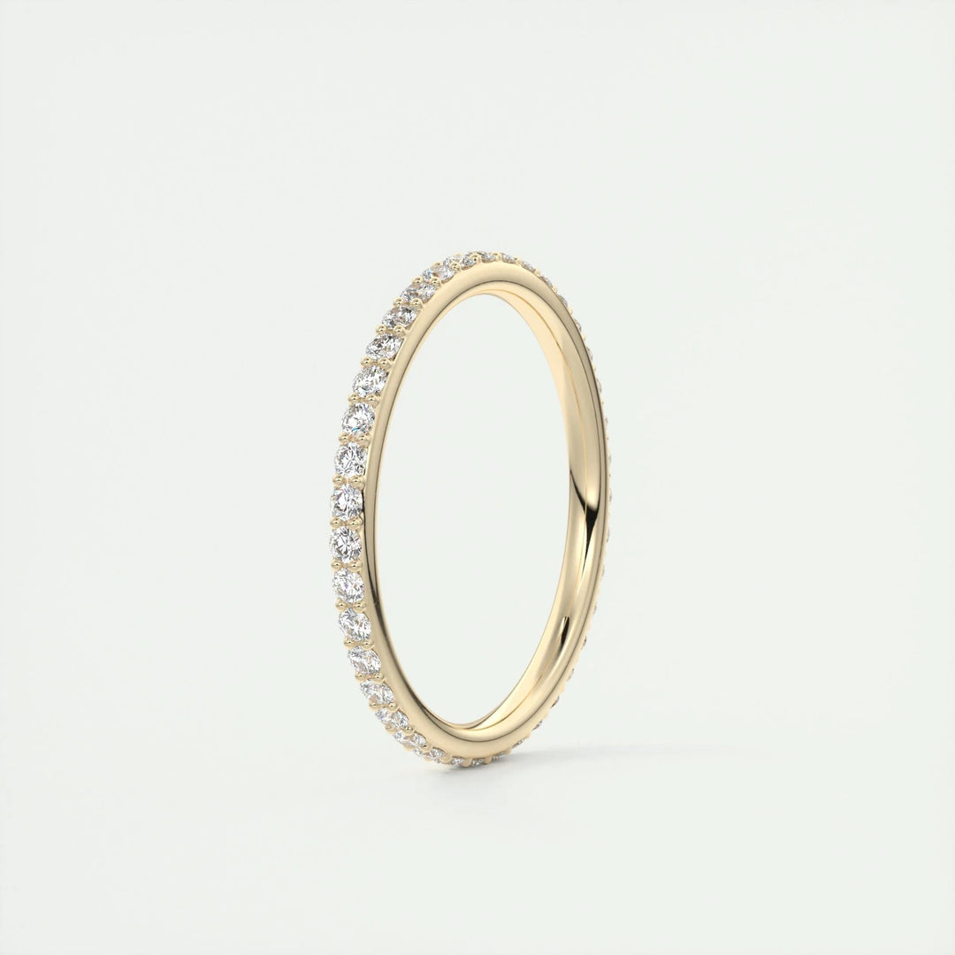 0.37CT Round EF- VVS Lab Grown Diamond Full Eternity Wedding Band