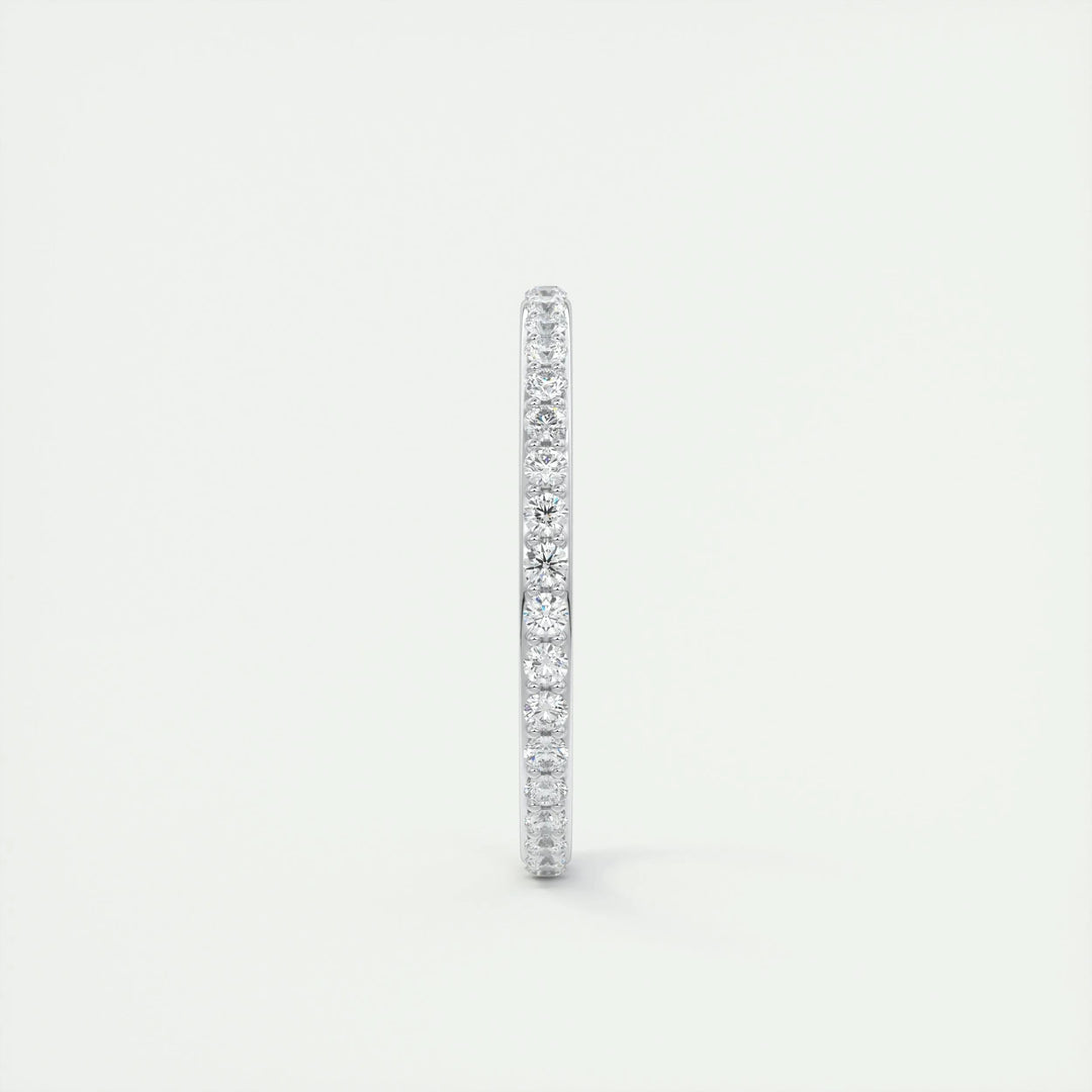 0.74CT Round EF- VVS Lab Grown Diamond Full Eternity Wedding Band