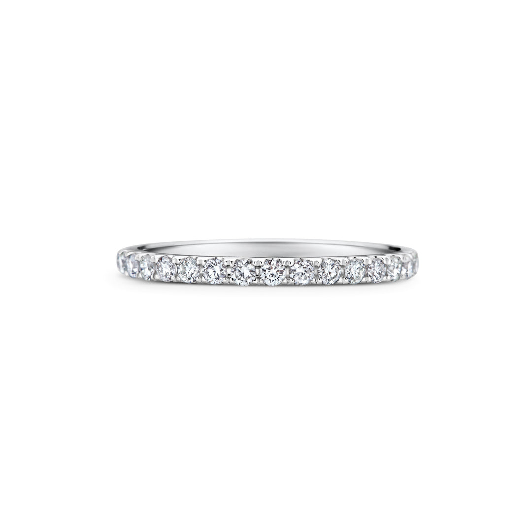 0.7CT Round Shaped Lab Grown Diamond Full Eternity Wedding Band