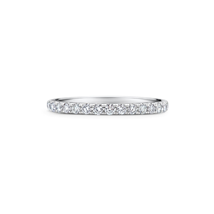 0.7CT Round Shaped Lab Grown Diamond Full Eternity Wedding Band