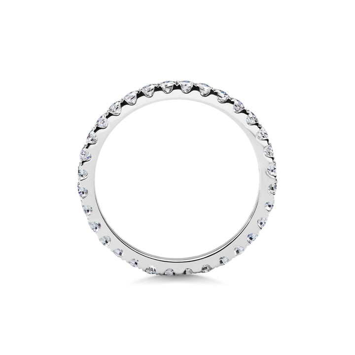 0.7CT Round Shaped Lab Grown Diamond Full Eternity Wedding Band