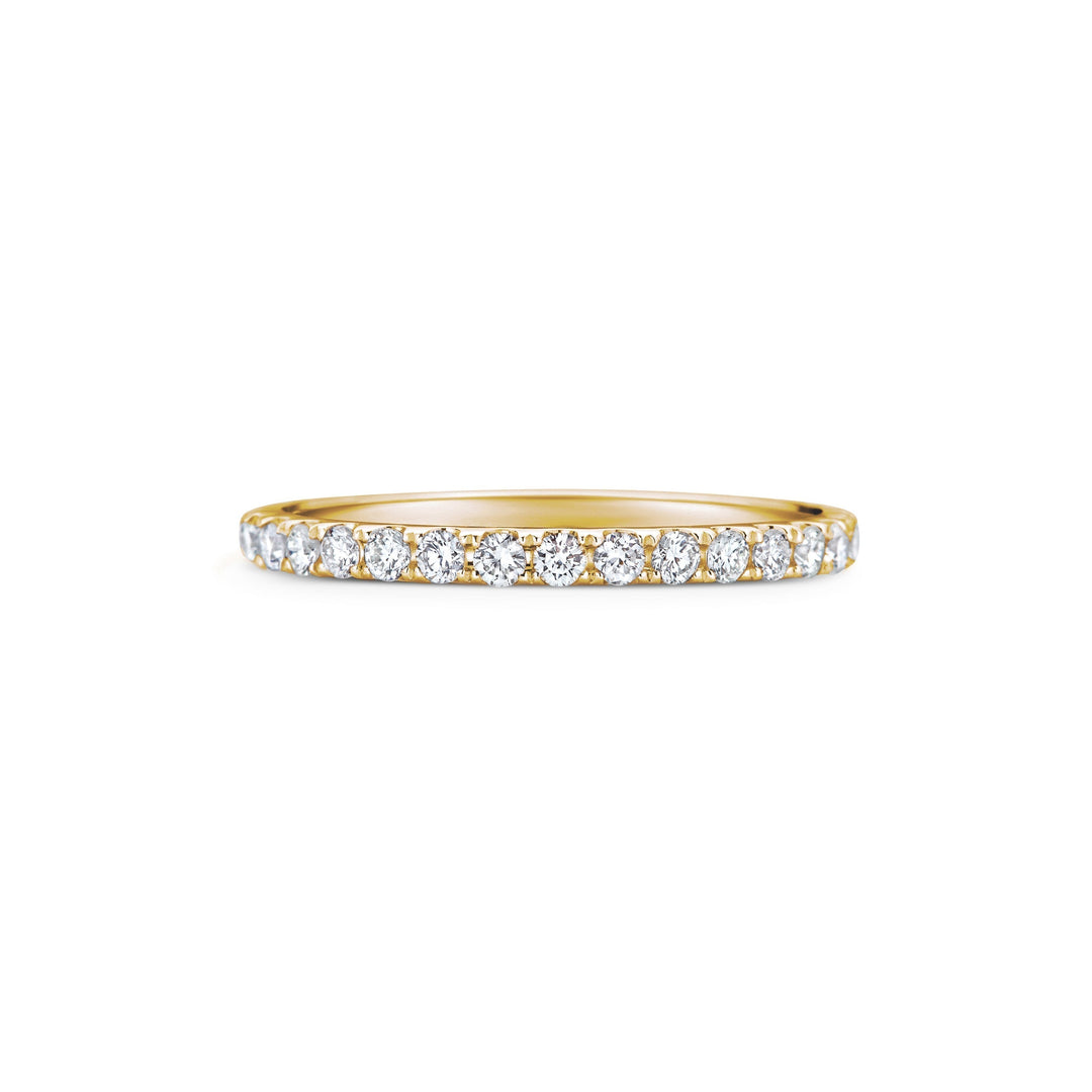 0.7CT Round Shaped Lab Grown Diamond Full Eternity Wedding Band