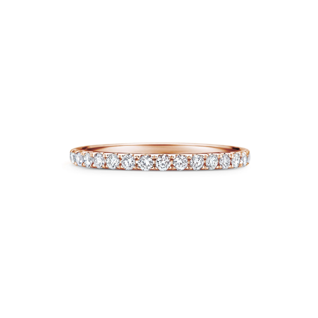 0.7CT Round Shaped Lab Grown Diamond Full Eternity Wedding Band