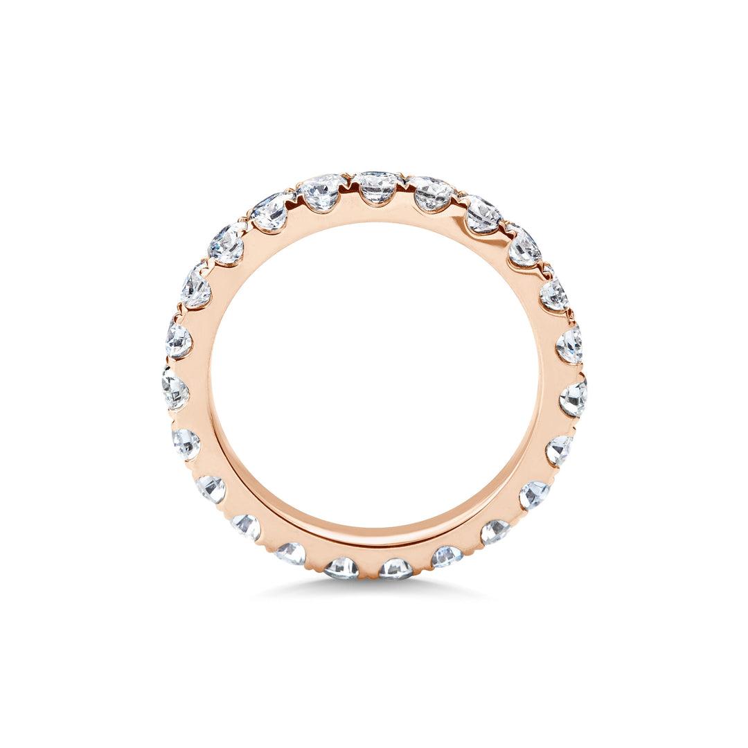 1.5CT Round Full Eternity Lab Grown Diamond Wedding Band