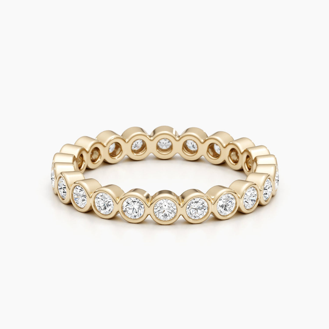 1.65TCW Round Stones Full Eternity Lab Grown Diamond Wedding Band