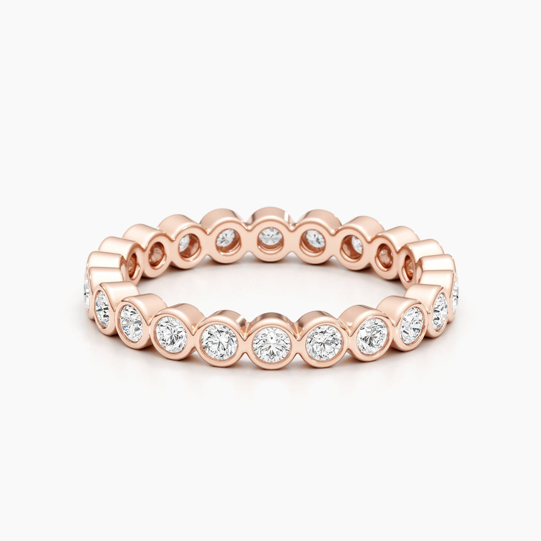 1.65TCW Round Stones Full Eternity Lab Grown Diamond Wedding Band