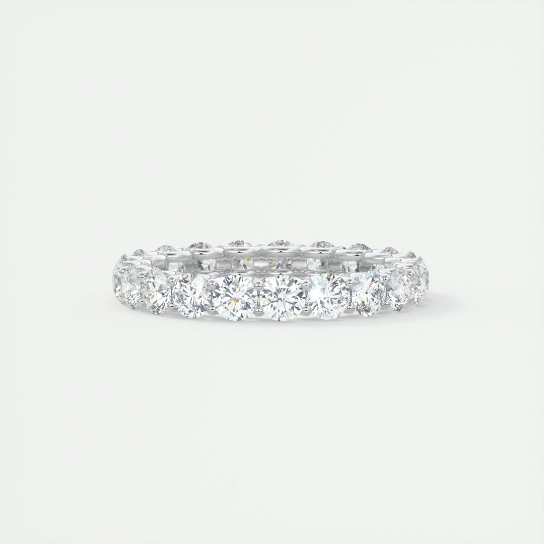 2.1CT Round EF- VVS Lab Grown Diamond Full Eternity Wedding Band