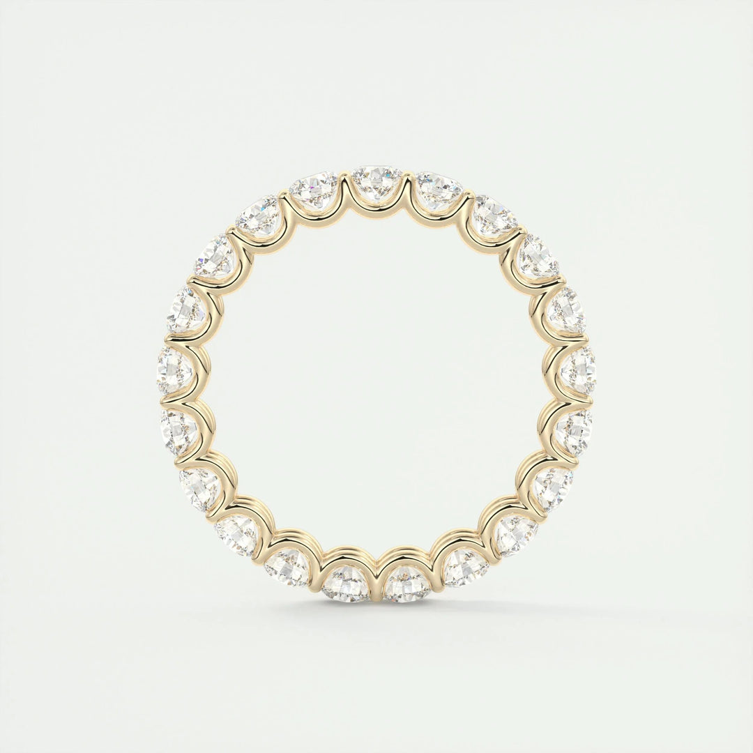 2.1CT Round EF- VVS Lab Grown Diamond Full Eternity Wedding Band