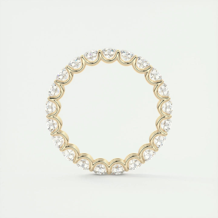 2.1CT Round EF- VVS Lab Grown Diamond Full Eternity Wedding Band
