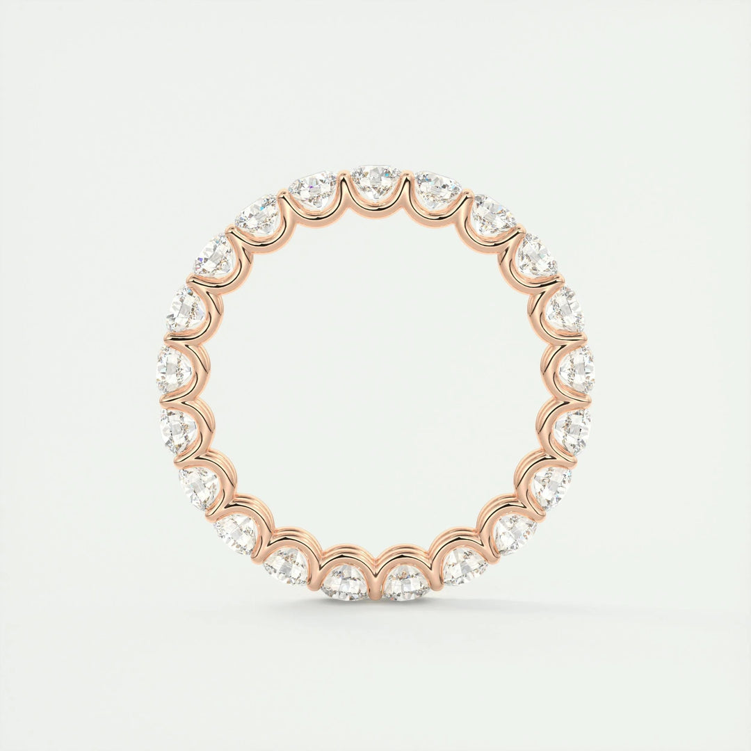 2.1CT Round EF- VVS Lab Grown Diamond Full Eternity Wedding Band