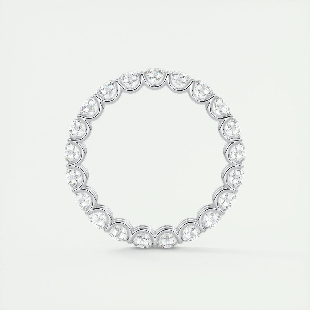 2.1CT Round EF- VVS Lab Grown Diamond Full Eternity Wedding Band