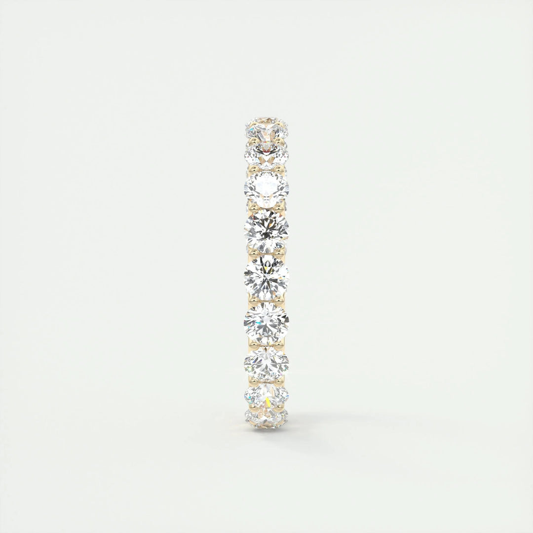 2.1CT Round EF- VVS Lab Grown Diamond Full Eternity Wedding Band