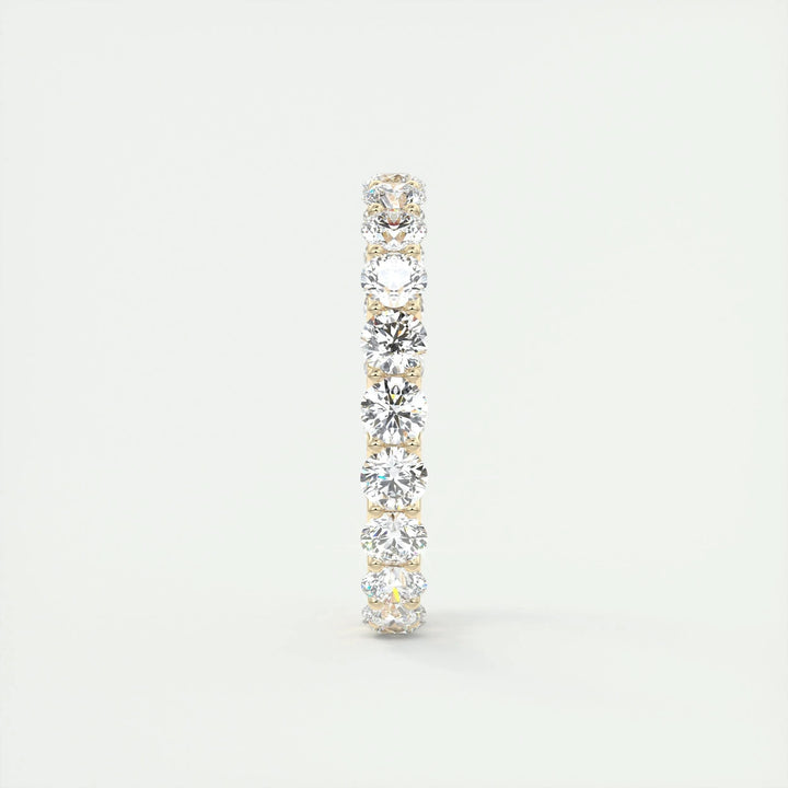 2.1CT Round EF- VVS Lab Grown Diamond Full Eternity Wedding Band