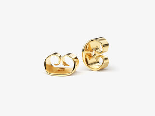 1.0CT Pear Cut Moissanite Diamond Earrings for Women in Yellow Gold