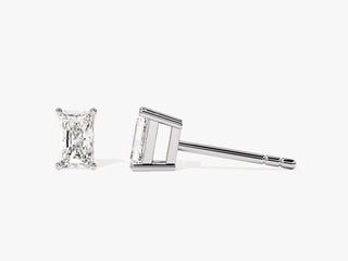0.50Ct Radiant Moissanite Solitaire Diamond Earrings for Women