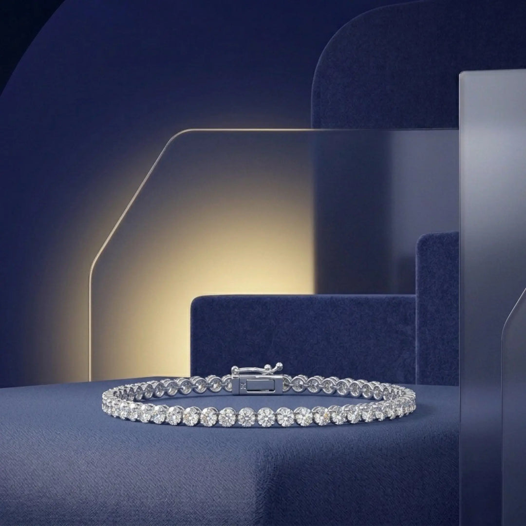 lab grown diamond bracelet