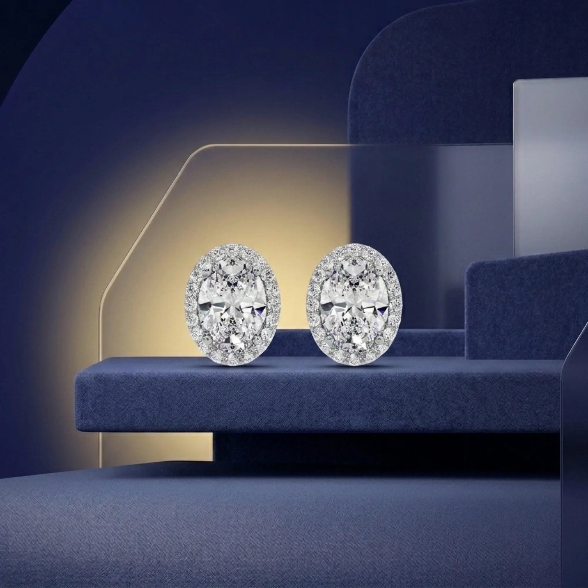 lab grown diamond earrings