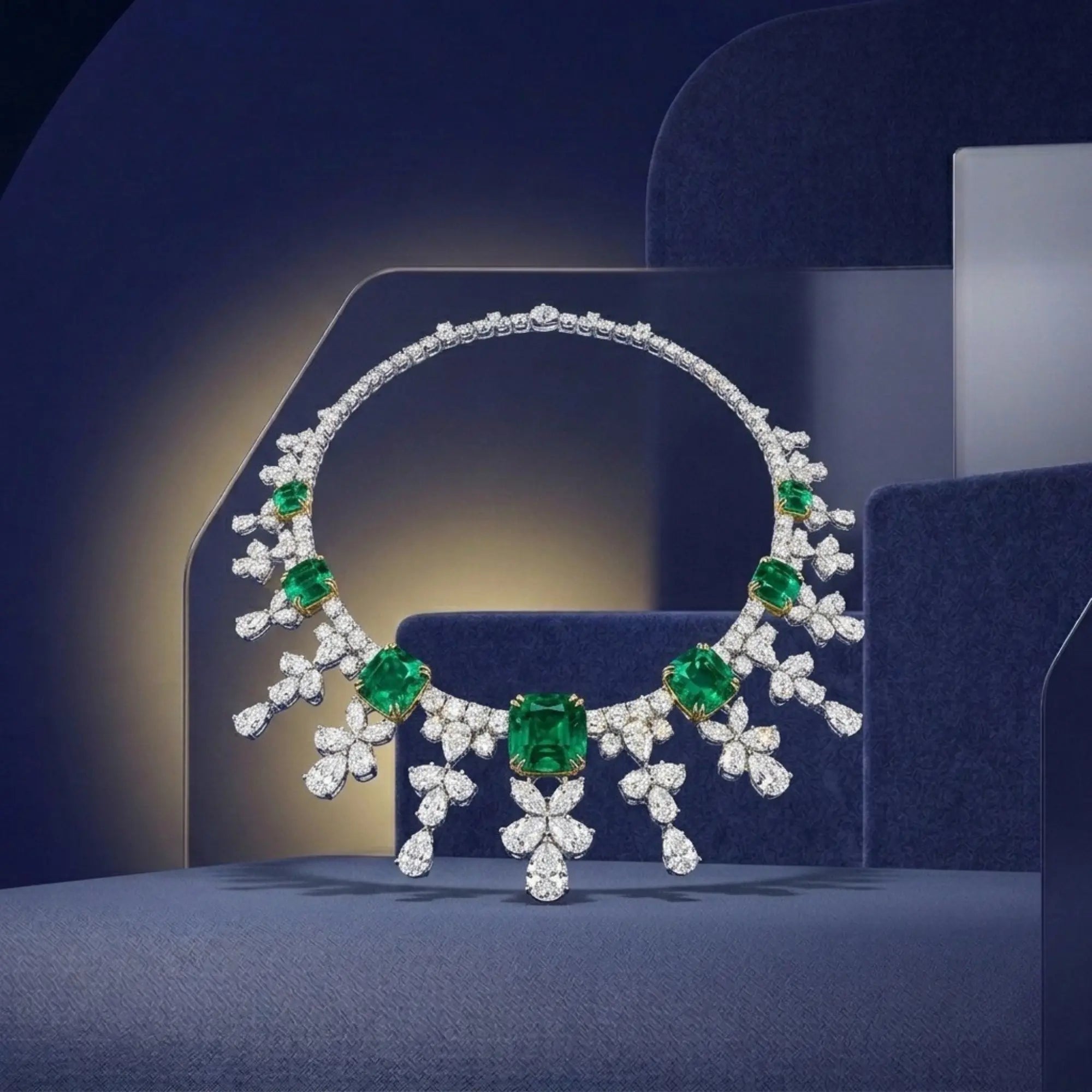 lab grown diamond necklace