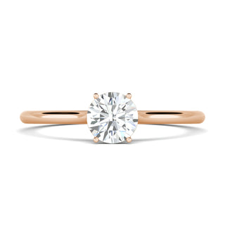 1.02ct Round F- VS2 Lab Grown Diamond Solitaire Engagement Ring