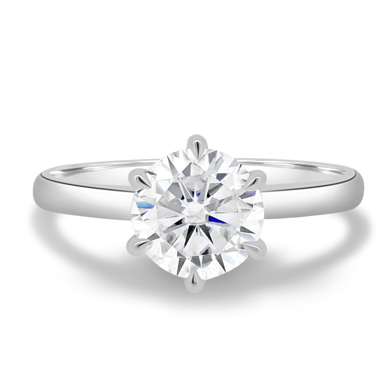1.83ct Round Cut Solitaire G-VS2 Lab Grown Diamond Engagement Ring