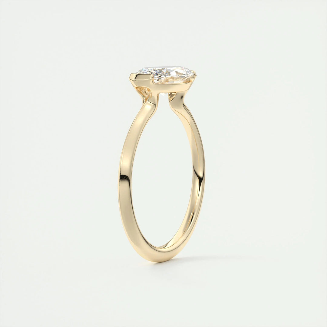 2ct Marquise F- VS1 Lab Grown Diamond Solitaire Engagement Ring