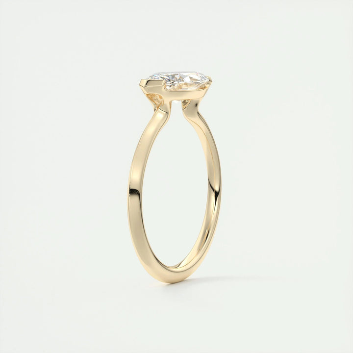 2ct Marquise F- VS1 Lab Grown Diamond Solitaire Engagement Ring