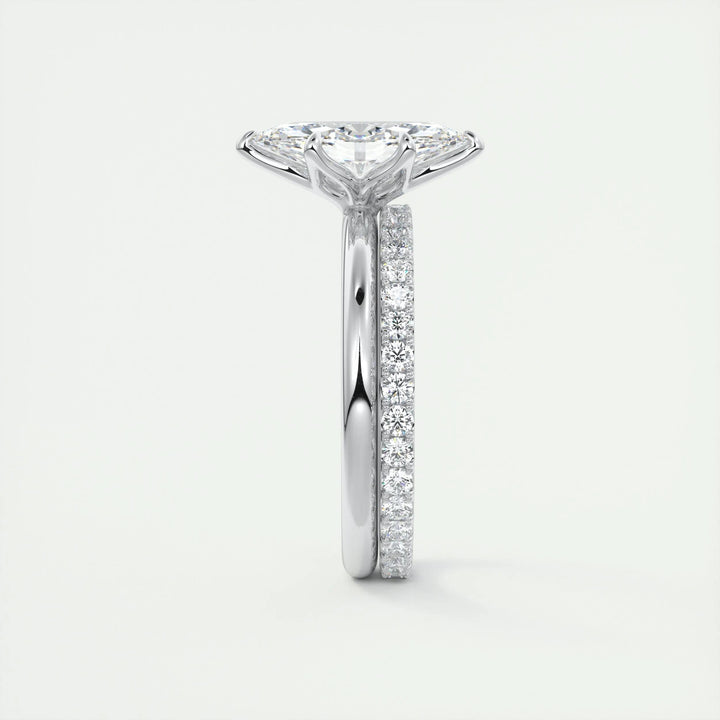 1.5ct Marquise Shaped F- VS1 Diamond Solitaire Engagement Ring
