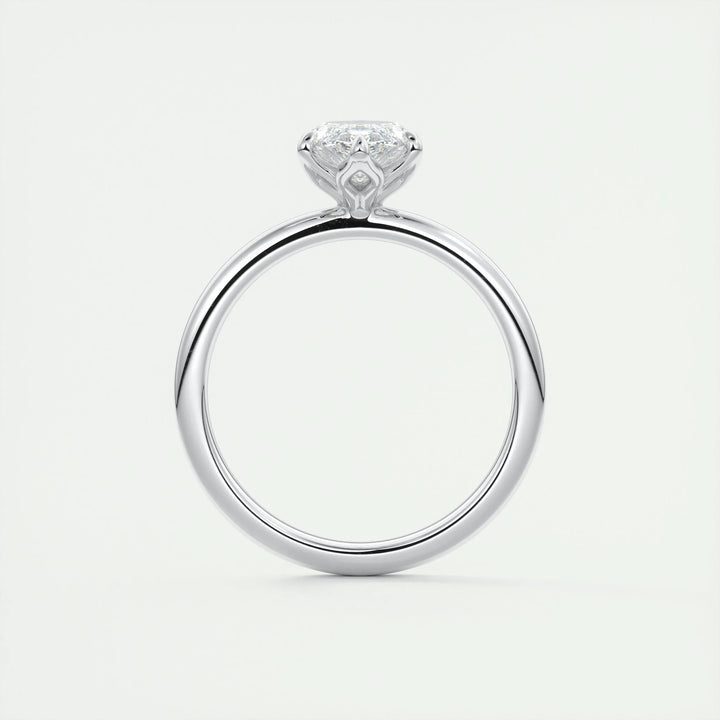 1.5ct Marquise Shaped F- VS1 Diamond Solitaire Engagement Ring