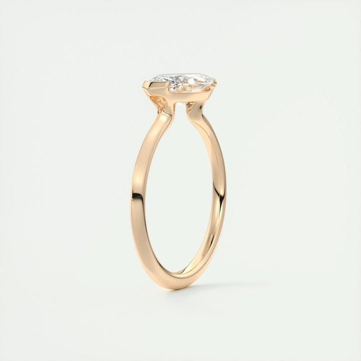 2ct Marquise F- VS1 Lab Grown Diamond Solitaire Engagement Ring