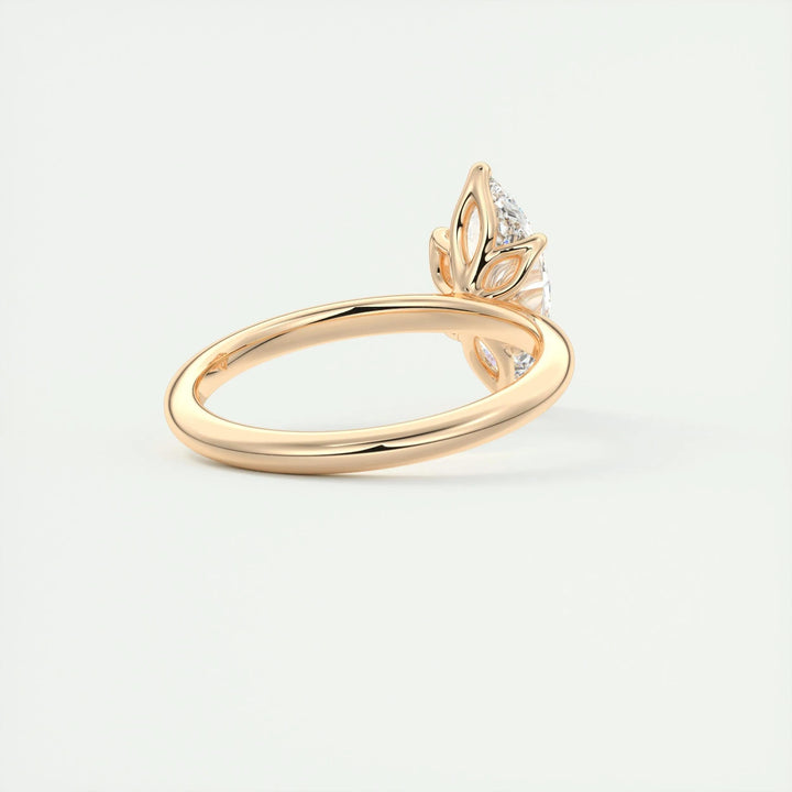 1.5ct Marquise Shaped F- VS1 Diamond Solitaire Engagement Ring