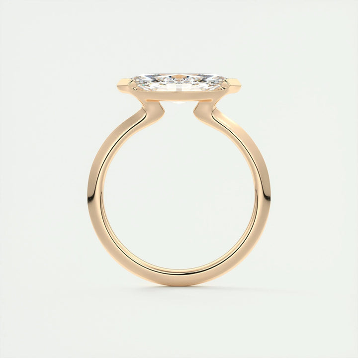 2ct Marquise F- VS1 Lab Grown Diamond Solitaire Engagement Ring