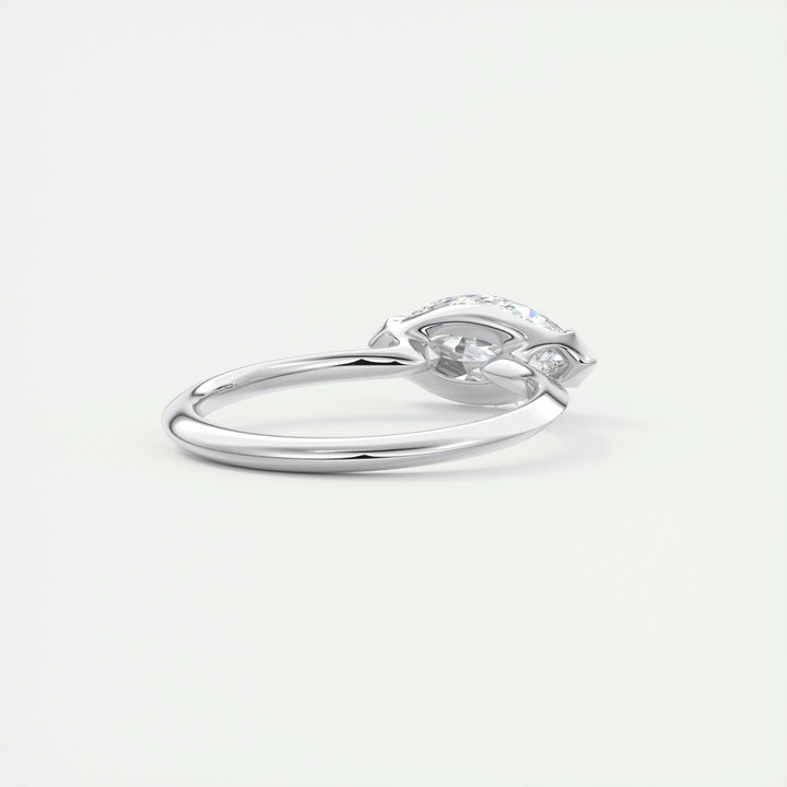 2ct Marquise F- VS1 Lab Grown Diamond Solitaire Engagement Ring