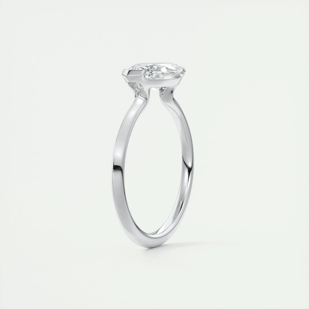 2ct Marquise F- VS1 Lab Grown Diamond Solitaire Engagement Ring